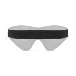 Faux Leather Blindfold Black