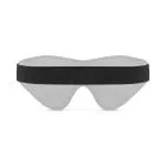 Faux Leather Blindfold Black