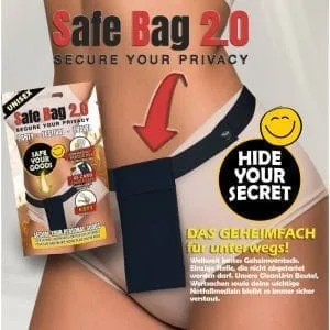 Safe Bag 2.0 Black Medium 165893 1 Safe Bag 2.0 Black Medium