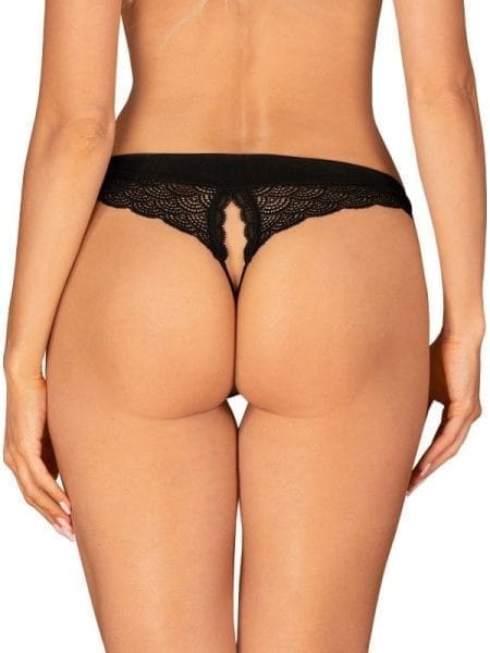 Chemeris Crotchless Panties Black