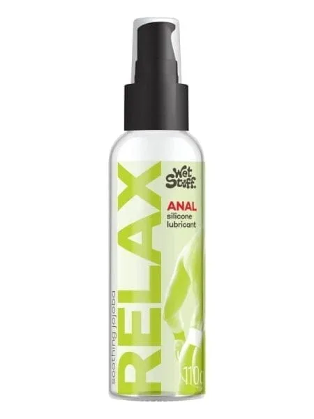 Wet Stuff Relax Anal Silicone Lubricant Pump Top 110g