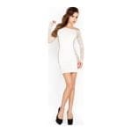 Mini Dress BLK With Mesh Sleeves and Sides