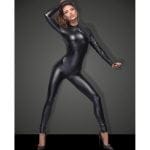 Power Wetlook Overall With Leash And 2 Way Zipper