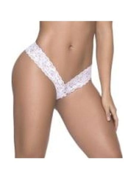 Sexy Lace Thong White