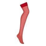 S800 Sheer Stockings Red