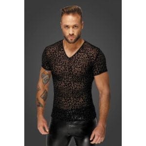 Leopard Flock V-Neck T-Shirt 165631 1 Leopard Flock V-Neck T-Shirt