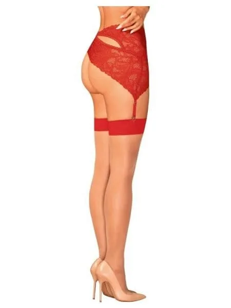 S814 Stockings Red
