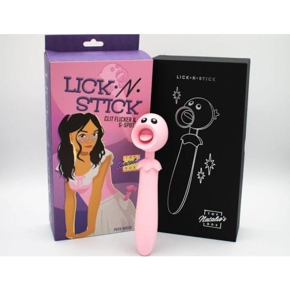 Lick N' Stick Clit Flicker G-Spot Vibrator Lick N' Stick Clit Flicker G-Spot Vibrator