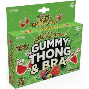 Sweet And Sour Gummy Thong And Bra 167393 1 Sweet and Sour Gummy Thong and Bra