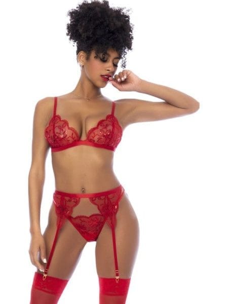 3 Pc Set Red