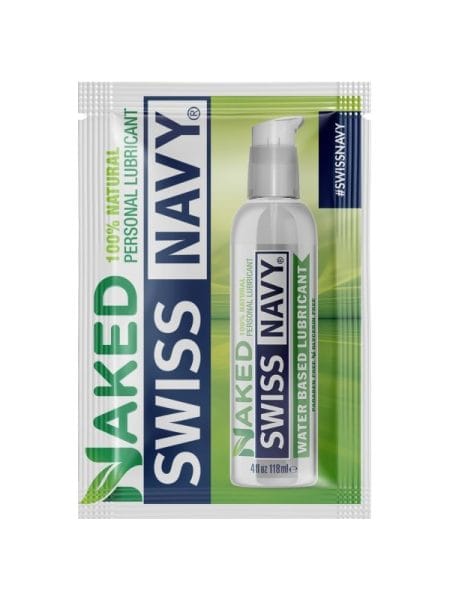 Swiss Navy Naked All Natural Water Based Lubricant 5ml Sachets (100 Pc)