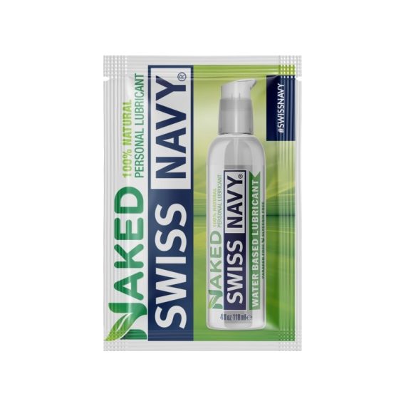 Swiss Navy Naked All Natural Water Based Lubricant 5ml Sachets (100 Pc)