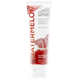 Wet Stuff Watermelon Water Based Flavoured Lubricant 100G Tube 165865 1 Wet Stuff Watermelon Water Based Flavoured Lubricant 100g Tube
