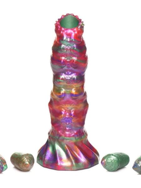 Larva Silicone Ovipositor Dildo w/ Eggs