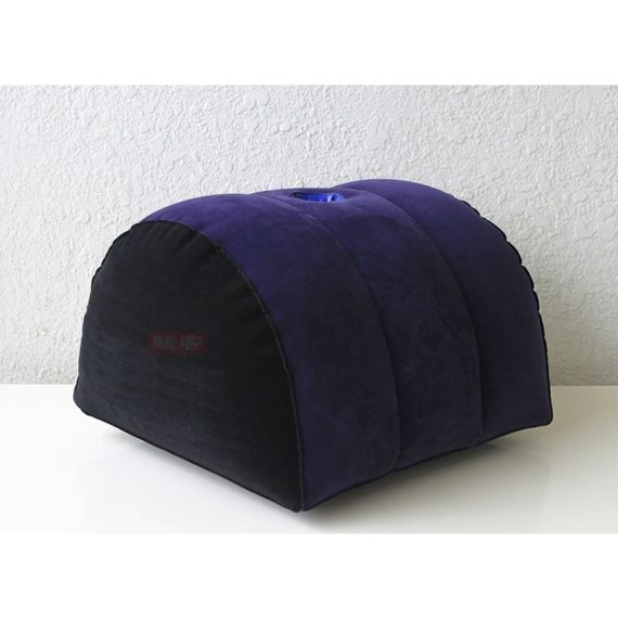 Inflatable Sex Positioning Half Dome Cushion with Toy Holder