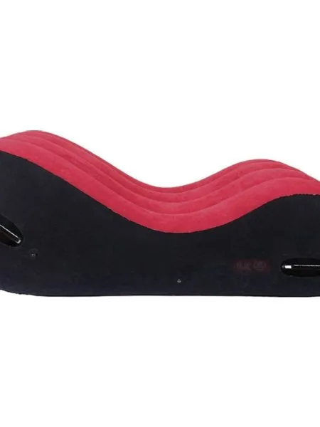 Large 1.5m Inflatable Suede Love Lounge with Handrail