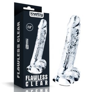 Clear Dildo 7.5In 161902 1 Clear Dildo 7.5in