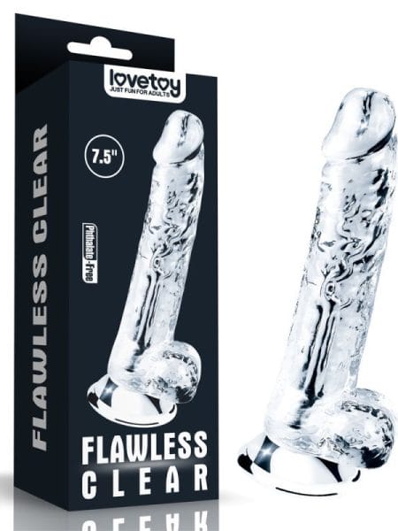 Clear Dildo 7.5in