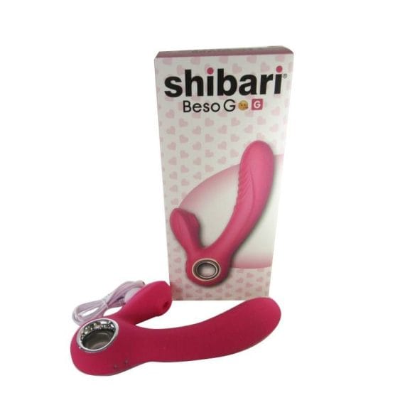 Shibari Beso G G-Spot And Clitoral Vibrator Pink Shibari Beso G G-Spot and Clitoral Vibrator Pink