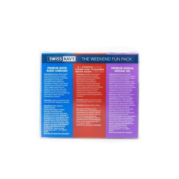 Swiss Navy Weekend Fun Pack Swiss Navy Weekend Fun Pack