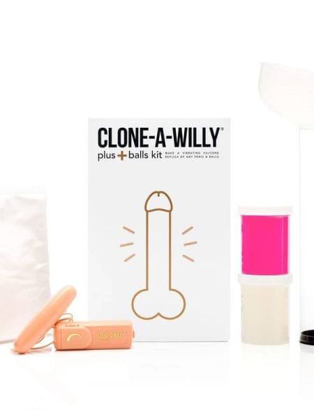 Clone a Willy Plus Balls Kit Hot Pink