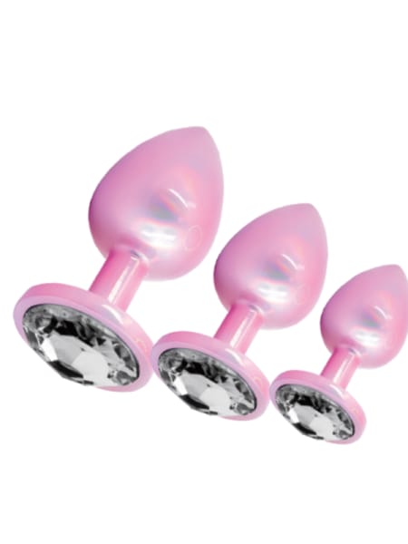 SXE Stainless Steel Comfort 3 Pc Butt Plug Set