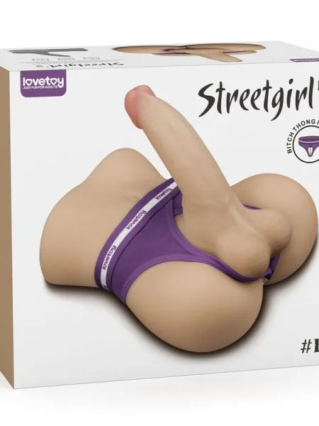 Streetgirls #15 Male Butt with Bendable Dildo and Balls Steven