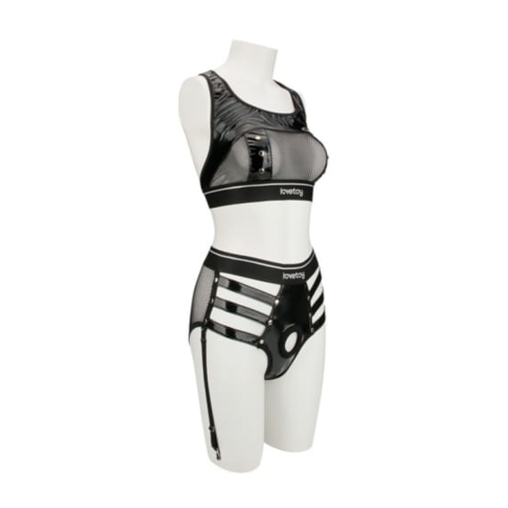 Rebellion Reign Iconic Harness Strap On Set L/XL