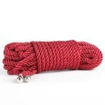 Rebellion Reign Crimson 10m Silky Bondage Rope Red