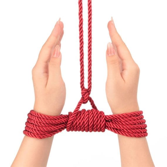 Rebellion Reign Crimson 10M Silky Bondage Rope Red Rebellion Reign Crimson 10m Silky Bondage Rope Red