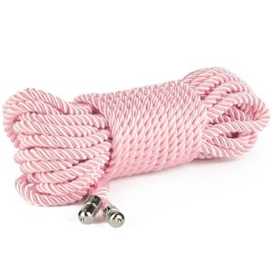 Rebellion Reign Rose 10M Silky Bondage Rope Pink 168018 1 Rebellion Reign Rose 10m Silky Bondage Rope Pink