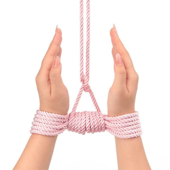 Rebellion Reign Rose 10m Silky Bondage Rope Pink