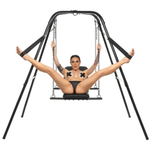 Throne Adjustable Sex Sling With Stand 168075 1 Throne Adjustable Sex Sling with Stand