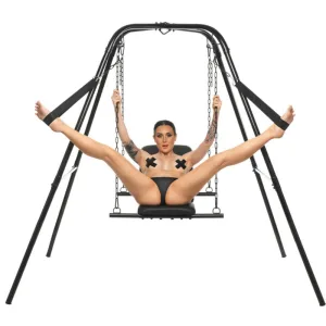 Throne Adjustable Sex Sling With Stand 168075 1 Throne Adjustable Sex Sling with Stand