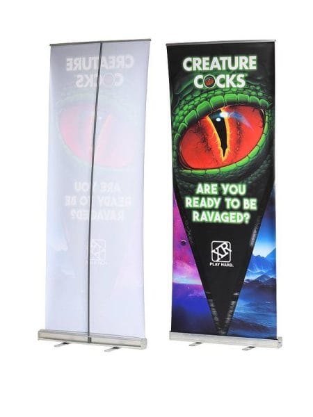 Creature Cocks Pull Up Banner
