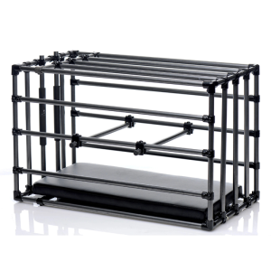 Kennel Adjustable Puppy Cage With Padded Board 168082 1 Kennel Adjustable Puppy Cage with Padded Board