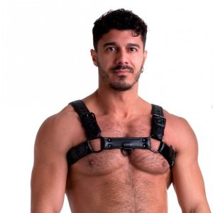 Vegan Bulldog Harness Black 168095 1 Vegan Bulldog Harness Black