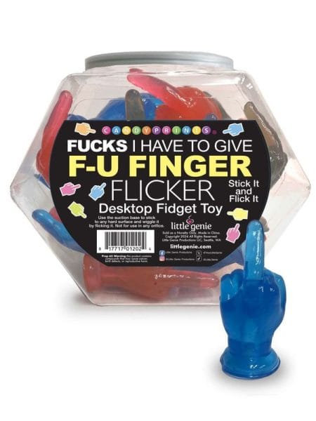12 FY Finger Flickers 24 Pc Fish Bowl