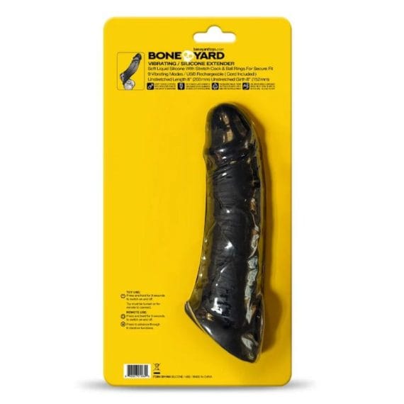 Boneyard Vibrating Silicone Remote Control 9 Mode Extender Boneyard Vibrating Silicone Remote Control 9 Mode Extender