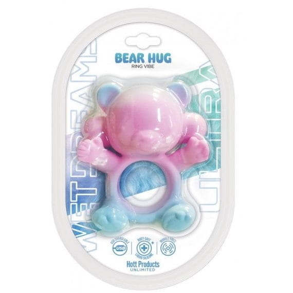 Wet Dreams Ultra 20 Mode Usb Silicone Bear Hug Cock Ring Wet Dreams Ultra 20 Mode USB Silicone Bear Hug Cock Ring