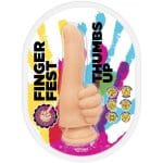 Finger Fest Dildo Thumbs Up Flesh