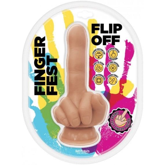 Finger Fest Dildo Flip Off Flesh Finger Fest Dildo Flip Off Flesh