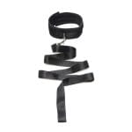 Neoprene Collar And Leash Set Black