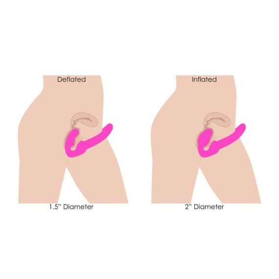 Worlds 1St Remote Control Inflatable Ergo-Fit Strapless Strap-On Worlds 1st Remote Control Inflatable Ergo-Fit Strapless Strap-On