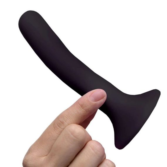 Black Silicone Strap-On Dildo Small Black Silicone Strap-On Dildo Small