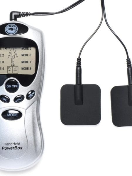 Zeus Handheld 8 Mode Power Box with Black Pads