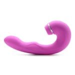Shegasm 5 Star 10X Tapping G-Spot Vibe w Suction Pink