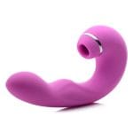 Shegasm 5 Star 10X Tapping G-Spot Vibe w Suction Pink