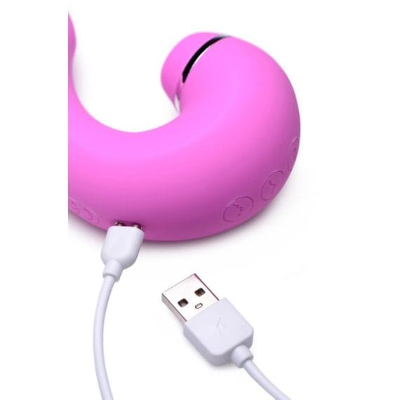 Shegasm 5 Star 10X Tapping G-Spot Vibe W Suction Pink Shegasm 5 Star 10X Tapping G-Spot Vibe w Suction Pink