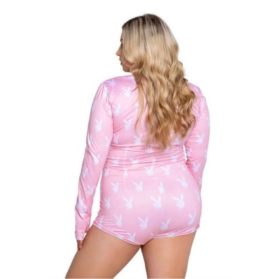 Playboy Slumber Bunny Romper Pink Playboy Slumber Bunny Romper Pink